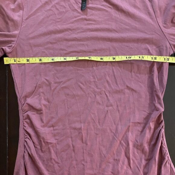 Velvet Rose Mauve Long Sleeve Bodysuit - Picture 11 of 14